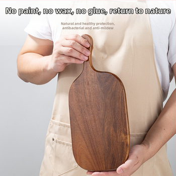 Ξύλινη σανίδα κοπής με λαβή — αντίκα, vintage στιλ, για οικιακή χρήση, 2025 κυκλοφορία