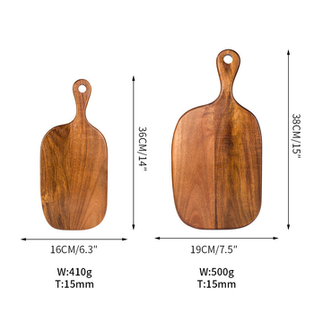 Ξύλινη σανίδα κοπής με λαβή — αντίκα, vintage στιλ, για οικιακή χρήση, 2025 κυκλοφορία