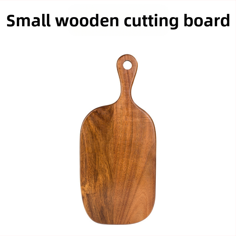 Ξύλινη σανίδα κοπής με λαβή — αντίκα, vintage στιλ, για οικιακή χρήση, 2025 κυκλοφορία