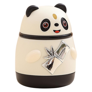 Кутия за клечки за зъби – карикатурен дизайн Гигантска панда, механизъм за натискане, пластмаса, произход Гуандун, възможност за персонализация