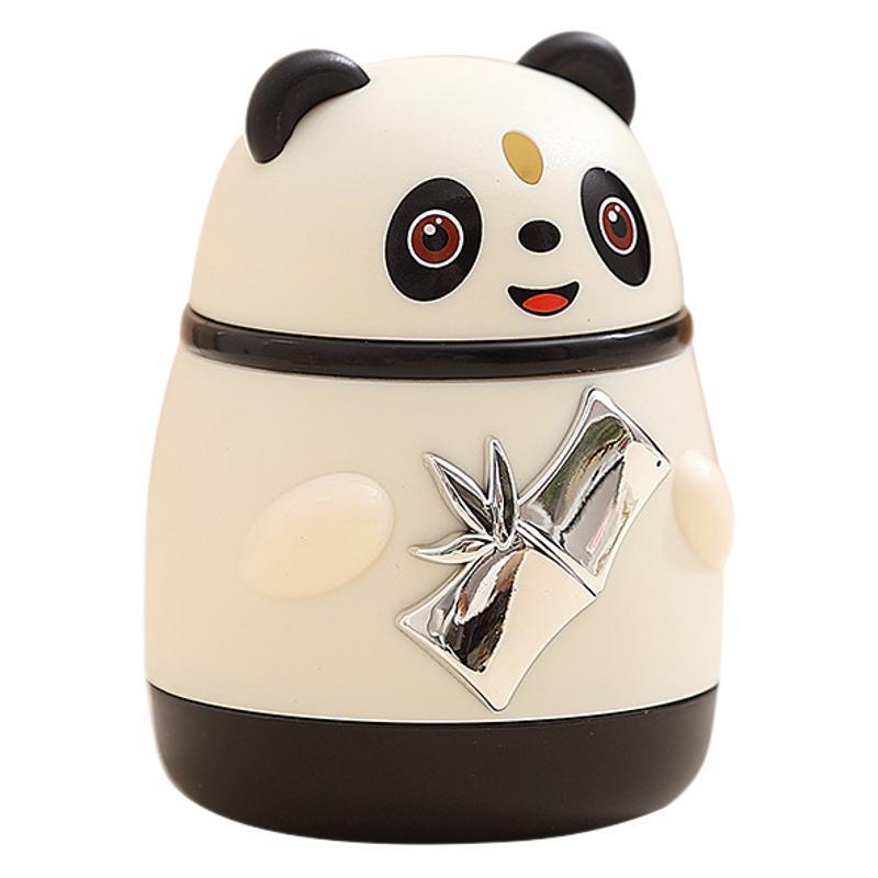 Кутия за клечки за зъби – карикатурен дизайн Гигантска панда, механизъм за натискане, пластмаса, произход Гуандун, възможност за персонализация