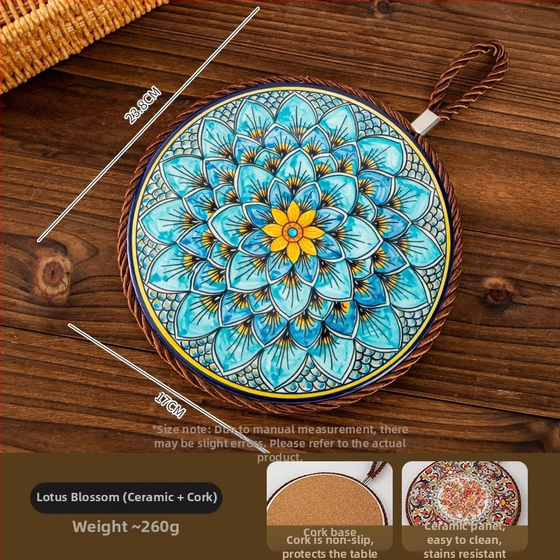 Siltumizolācijas paklāciņš katliem – gaišs luksusa stils, izlaidums 2024. gadā, paredzēts virtuves uzglabāšanai, organizācijas un putekļu aizsardzības aprīkojums