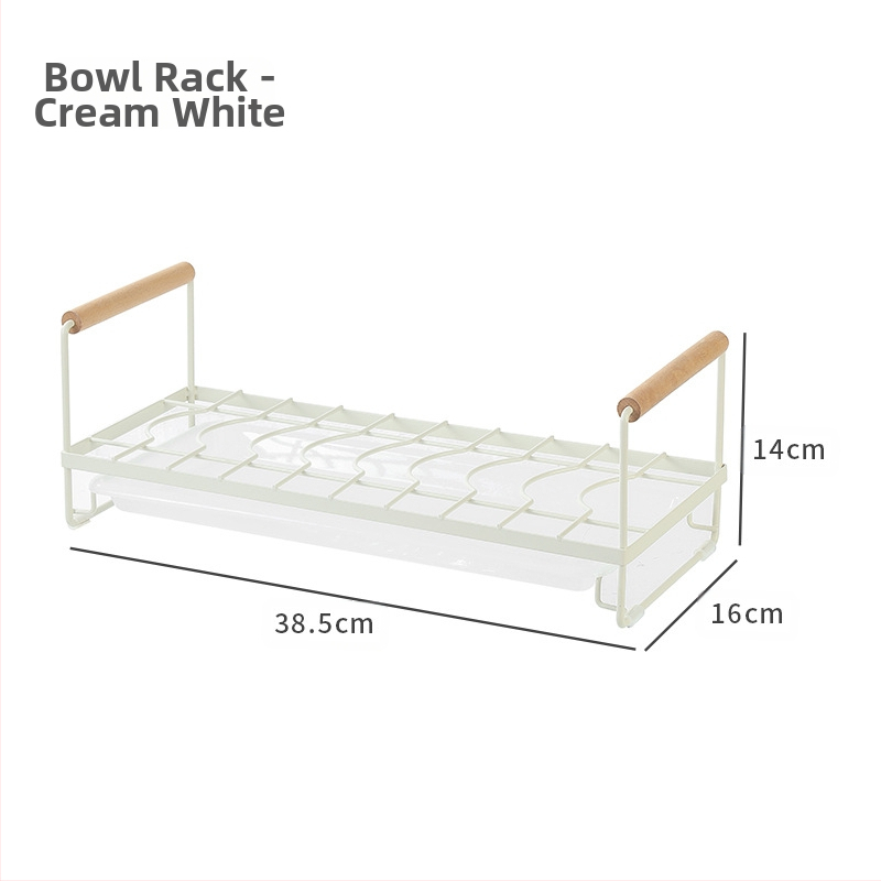 Notekšanas trauku statīvs – mūsdienīgs vienkāršs stils; materiāls: dzelzs māksla + PP; uzstādīšana bez urbšanas caurumiem; virtuves virsma traukiem; izlaiž 2023