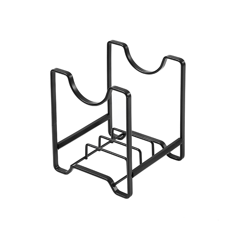 Notekšanas trauku statīvs – mūsdienīgs vienkāršs stils; materiāls: dzelzs māksla + PP; uzstādīšana bez urbšanas caurumiem; virtuves virsma traukiem; izlaiž 2023