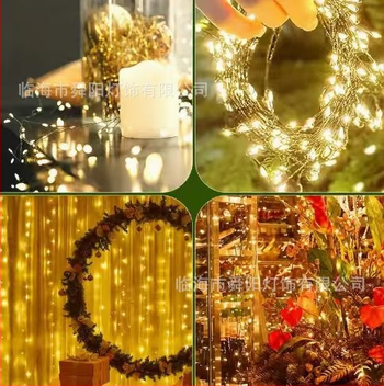 LED φλογερή αλυσίδα φωτισμού για χριστουγεννιάτικο δέντρο και γιρλάντες, μοντέλο BPD-1, είσοδος 220V, IP65, ρυθμιζόμενη φωτεινότητα