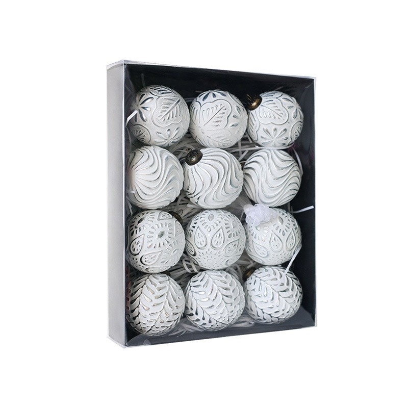 Пластмасов набор от коледни топки, изящен стил, марка BR, код на продукта 07SDQ03, коледна украса