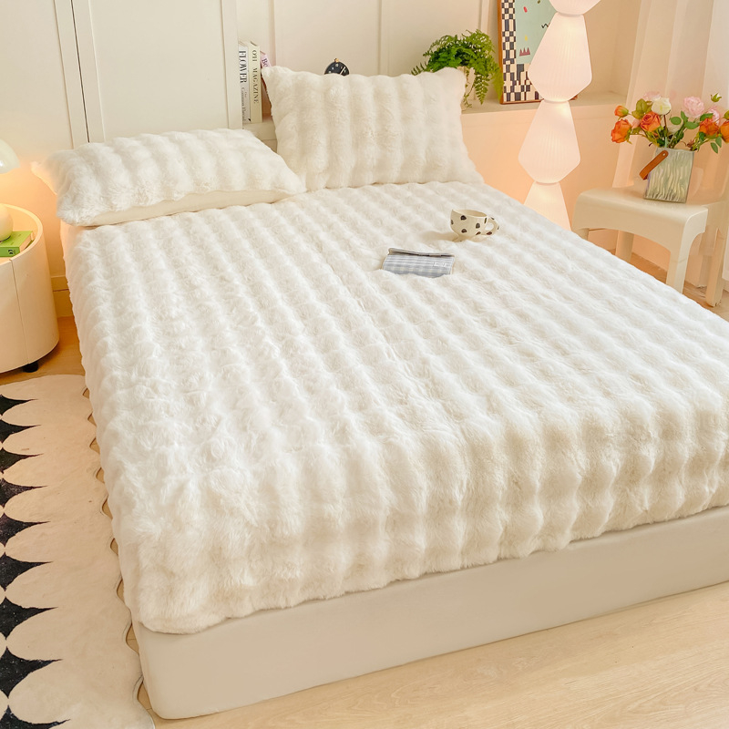 Lova užvalkalas (aktyvus spaudimas ir dažymas; mezgimo procesas: kitas; stilius: lengvas prabanga)