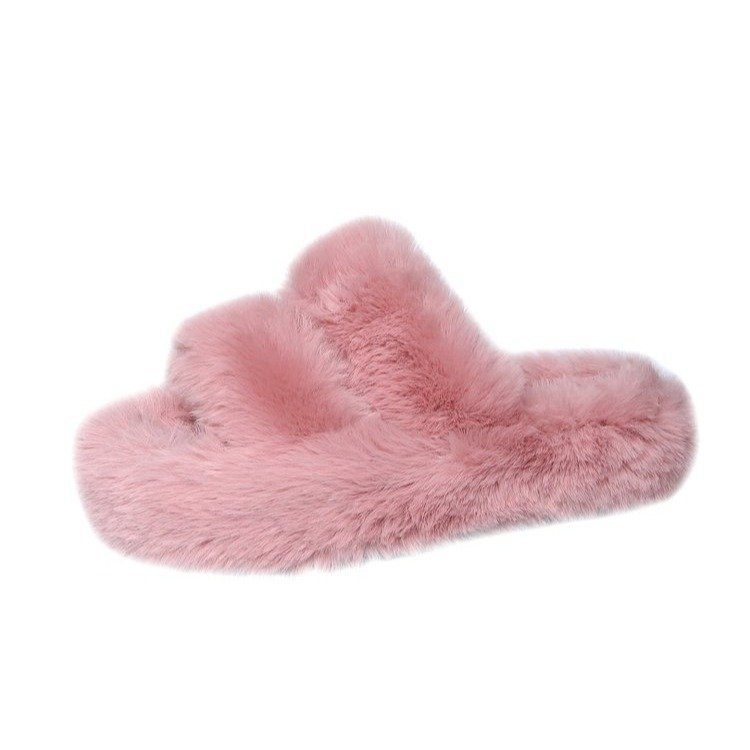 Παιδικές παντόφλες από σουέντ με μία λουρίδα, στρογγυλή μύτη και καουτσούκ σόλα, σε απόθεμα