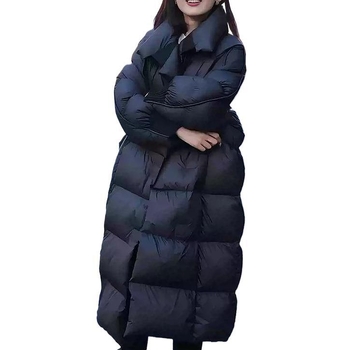 Дамско пухено яке с бял патеши пух (съдържание на пух 51–55%; дебелина: сгъстена; основна материя: спандекс)