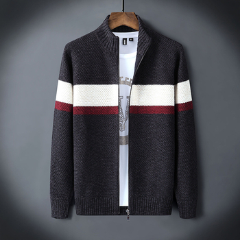 Плетен кардиган с открит преден дизайн, свободна кройка, стояща яка, дълги ръкави