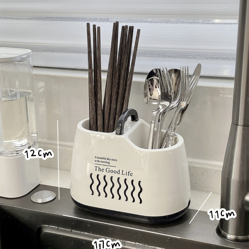 Οργανωτής μαχαιροπίρουνων και δίσκος αποστράγγισης – PP υλικό, επί πάγκου δίσκος αποστράγγισης σκευών