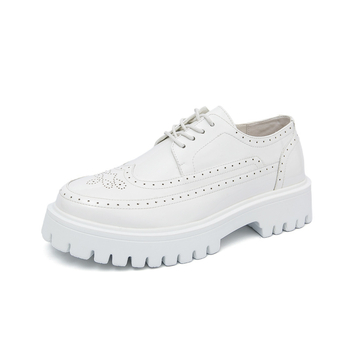 Ανδρικά δερμάτινα παπούτσια για επιχειρηματικό και business casual στυλ — επάνω μέρος από συνθετικό δέρμα, σόλα από καουτσούκ, κορδόνια, χαμηλό ύψος, μυτερός δάκτυλος