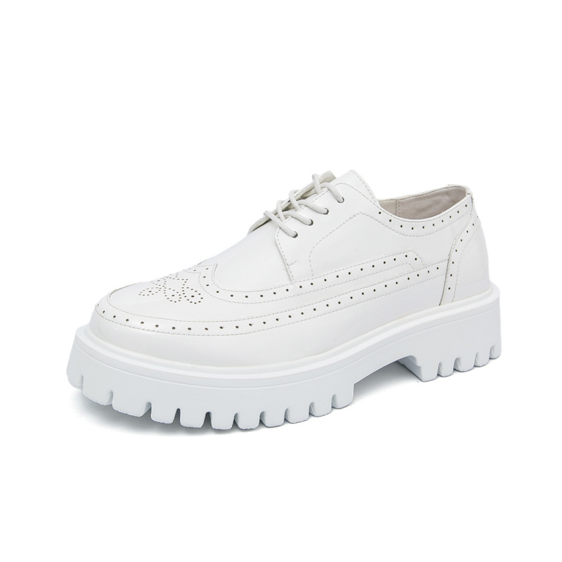 Ανδρικά δερμάτινα παπούτσια για επιχειρηματικό και business casual στυλ — επάνω μέρος από συνθετικό δέρμα, σόλα από καουτσούκ, κορδόνια, χαμηλό ύψος, μυτερός δάκτυλος