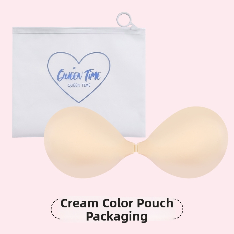 Σιλικόνη επένδυση στήθους push-up, λεπτή, γυαλιστερή επιφάνεια, στρογγυλό σχήμα θηλής, αόρατη και χωρίς ίχνη