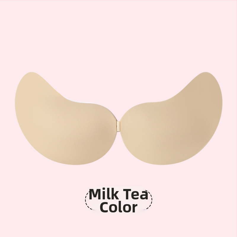 Σιλικόνη επένδυση στήθους push-up, λεπτή, γυαλιστερή επιφάνεια, στρογγυλό σχήμα θηλής, αόρατη και χωρίς ίχνη