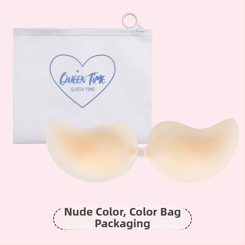 Σιλικόνη επένδυση στήθους push-up, λεπτή, γυαλιστερή επιφάνεια, στρογγυλό σχήμα θηλής, αόρατη και χωρίς ίχνη