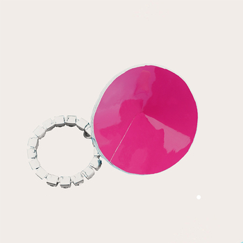 Κοσμήματα για το στέρνο με κρύσταλλους και δέρμα, unisex, χειροποίητα, γεωμετρικός σχεδιασμός, εξατομίκευση, 1 ζεύγος