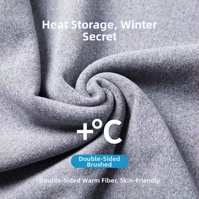 Мъжки полиестерен топъл жилет, V-образно деколте, базов слой, еднослоен, средна дебелина 161-180 g/m²