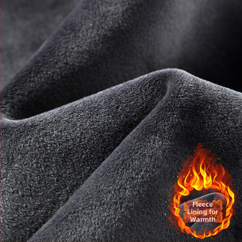 Ανδρικά χειμερινά αθλητικά παντελόνια με φλις επένδυση, άνετη γραμμή, μέση με ζώνη, κορδόνι ρύθμισης, μονόχρωμα, 95% βαμβάκι