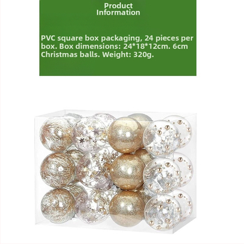 Διαφαντικό πλαστικό χριστουγεννιάτικο κρεμαστό σφαίρα διακόσμησης - χειροποίητο, μοντέρνο μινιμαλιστικό στυλ, ιδανικό δώρο για πάρτι και γιορτές (Χριστούγεννα, Ημέρα του Αγίου Βαλεντίνου)