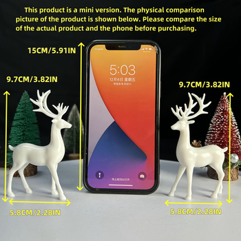 Декоративна пластмасова фигура под формата на елен за антре, подходяща за международни пазари