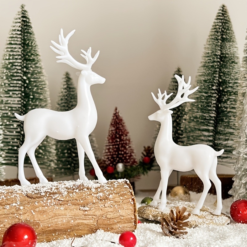 Plastmasas dekoratīvā figūra briežu formā priekš ieejas telpas, piemērota starptautiskajiem tirgiem