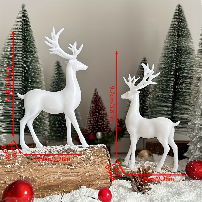 Plastmasas dekoratīvā figūra briežu formā priekš ieejas telpas, piemērota starptautiskajiem tirgiem