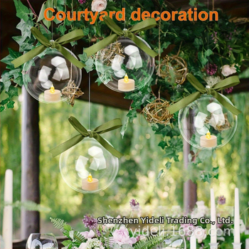 Kerek áttetsző műanyag ajándékdoboz köszönő címkékkel és szalagokkal