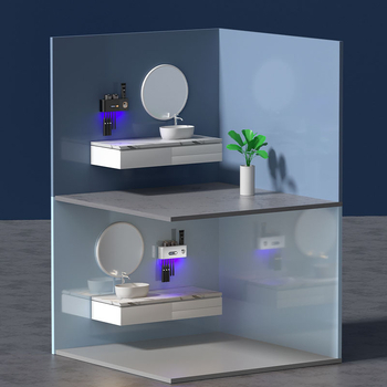 Išmanus dantų šepetėlių laikiklis su USB įkrovimu, sieninis montavimas, ABS medžiaga, modelis 910, universali suderinamumas