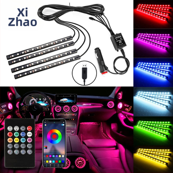 Μπαρ ατμοσφαιρικού φωτισμού ποδιών αυτοκινήτου, LED διαφανής σωλήνας, μοντέλο fwd-01, 12V, 5W