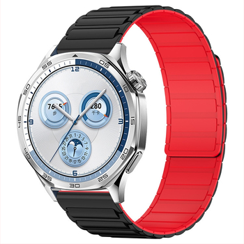 Каишка за часовник от силикон с магнитно закопчаване, 22 мм, код C07; съвместима с Huawei GT3/GT4/GT5 и Samsung Watch