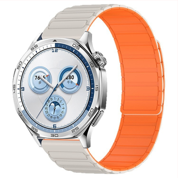 Каишка за часовник от силикон с магнитно закопчаване, 22 мм, код C07; съвместима с Huawei GT3/GT4/GT5 и Samsung Watch