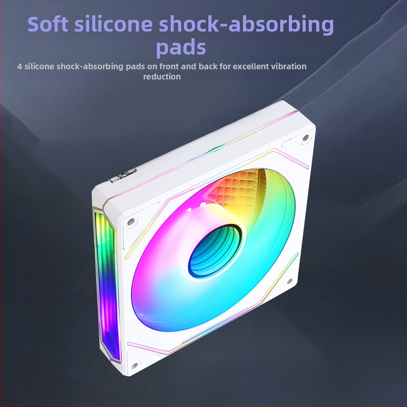 CPU вентилатор за охлаждане, 4-пин PWM, хидравлично лагер, тих, 600–1800 об/мин, модел 12025