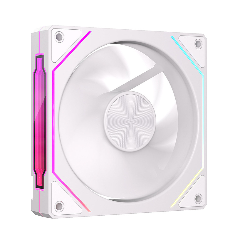 Ανεμιστήρας κιβωτίου με ARGB φωτισμό σε συγχρονισμό, υδραυλικό ρουλεμάν, 800–1600 RPM, 20.8 dBA θόρυβος, ABS περίβλημα