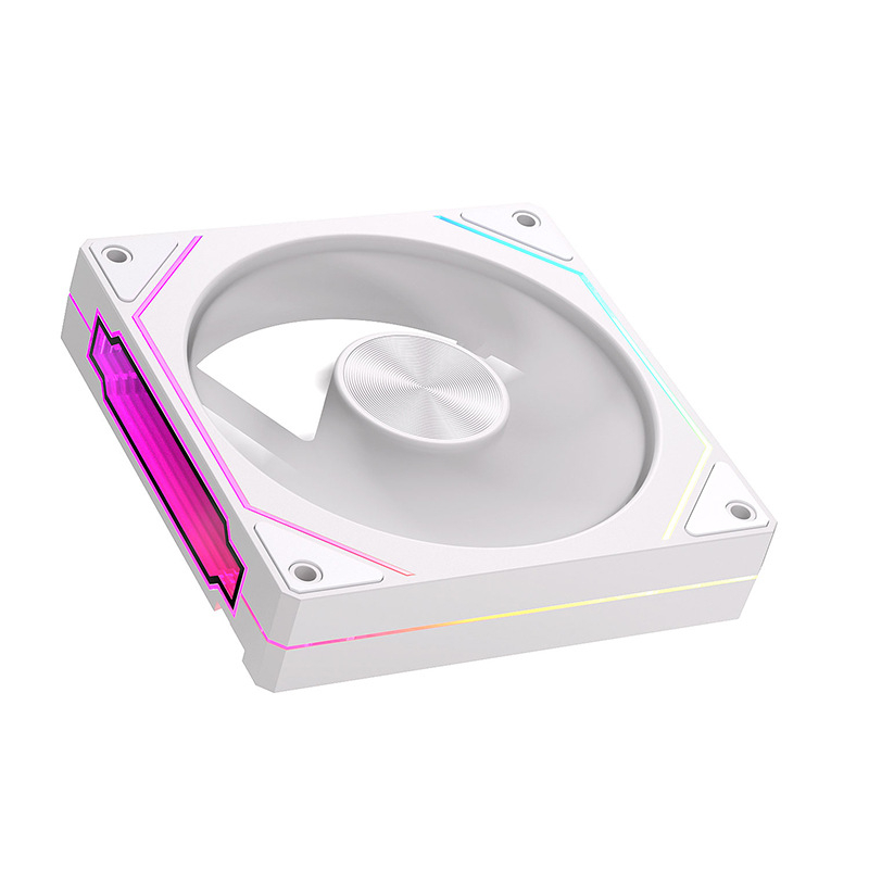 Ανεμιστήρας κιβωτίου με ARGB φωτισμό σε συγχρονισμό, υδραυλικό ρουλεμάν, 800–1600 RPM, 20.8 dBA θόρυβος, ABS περίβλημα