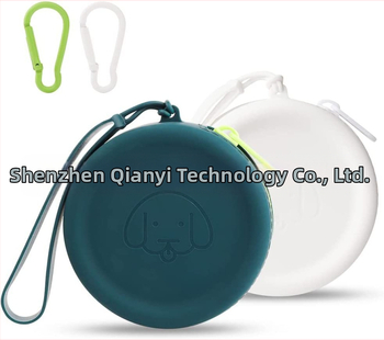 Szilikonból készült kutyás táska: eledel, terápia, séták és utazások; hordozható edzés táska, QY márka