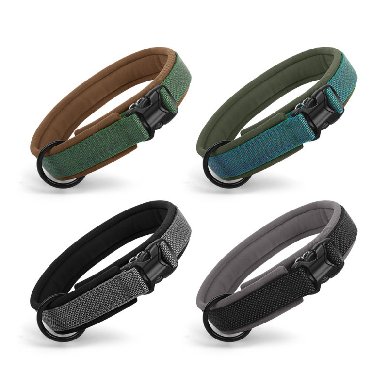 WU ρυθμιζόμενο κολάρο σκύλου από κράμα νάιλον-τιτάνιο