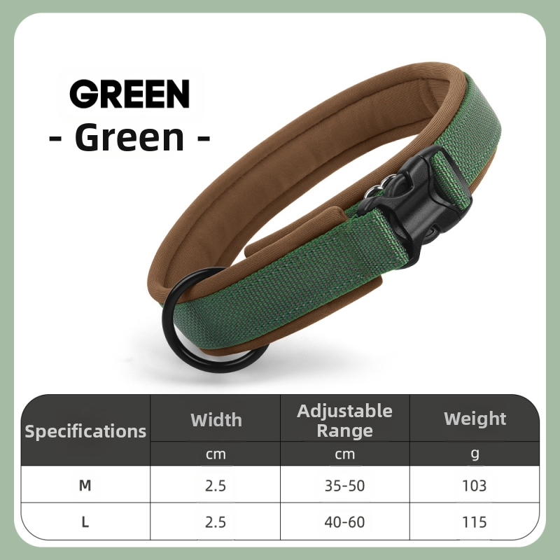 WU ρυθμιζόμενο κολάρο σκύλου από κράμα νάιλον-τιτάνιο