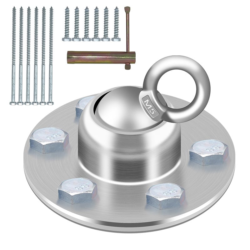 Εξωτερικό σετ στύλου σκύλου με 360° περιστροφή και βάση γης με σπειροειδείς βίδες — Ανοξείδωτος χάλυβας, Yongyao YY001042/3/4/5, Κατηγορία: Αλυσίδες, Σχοινιά και Λουριά κατοικίδιων