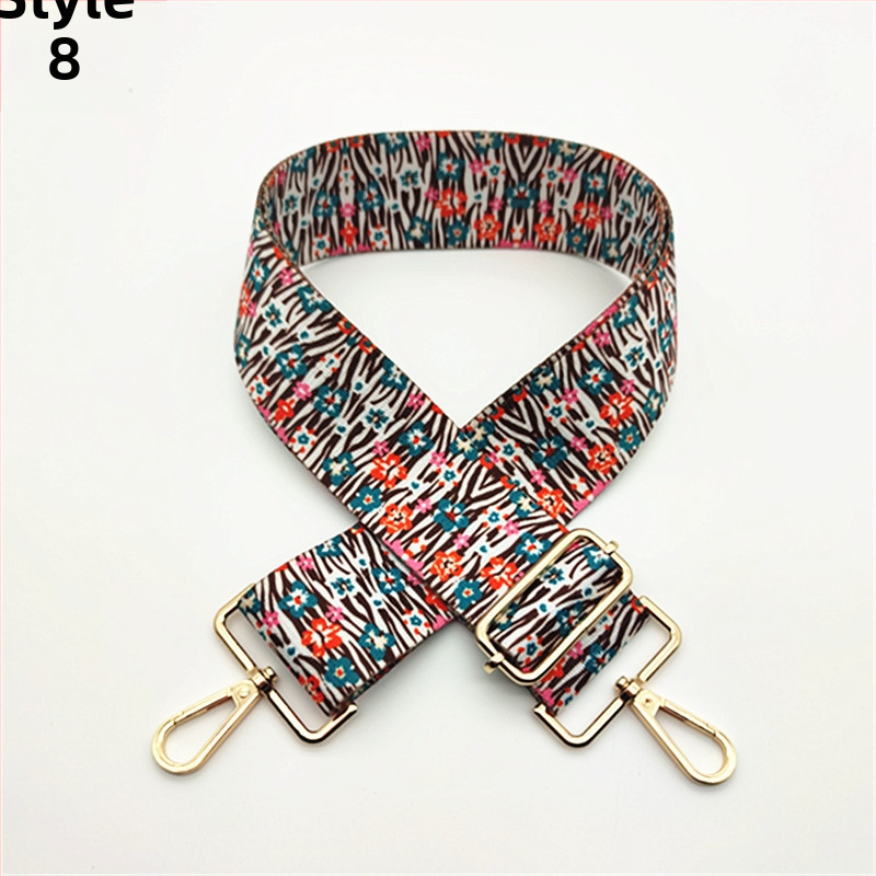 Leoparda printa plecu siksna – plaša nomaināma gara plecu siksna sievietēm somām un skolām somām, poliesters, pavasaris 2024