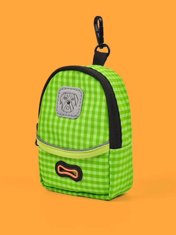 Šunų mokymo skanumynų krepšys su nešiojamu kišenėle ir diržo sagtimi – maišams su išmatomis; poliesteris; stilius: plokščias atidarymas; storinimas; prekės ženklas Mark Di.