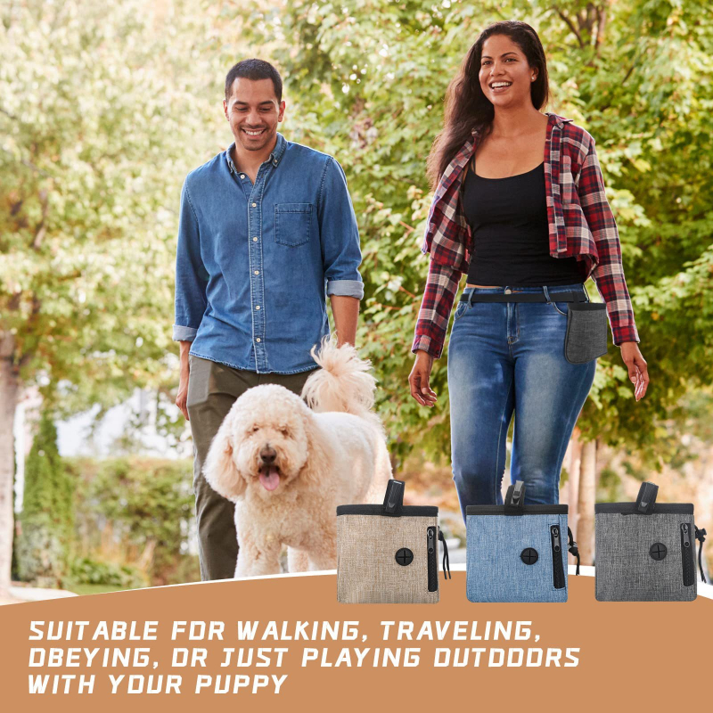 Övben hordható jutalomfalat-táska edzéshez – Oxford anyag, 0,5 L kapacitás, közepesen puha keménység, OEM márka