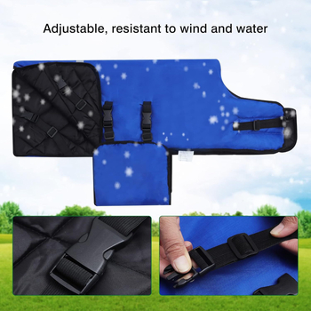 Χειμερινό αδιάβροχο παλτό για βοοειδή και μοσχάρια — πολυεστέρας, casual στυλ, ρούχο κατοικίδιων