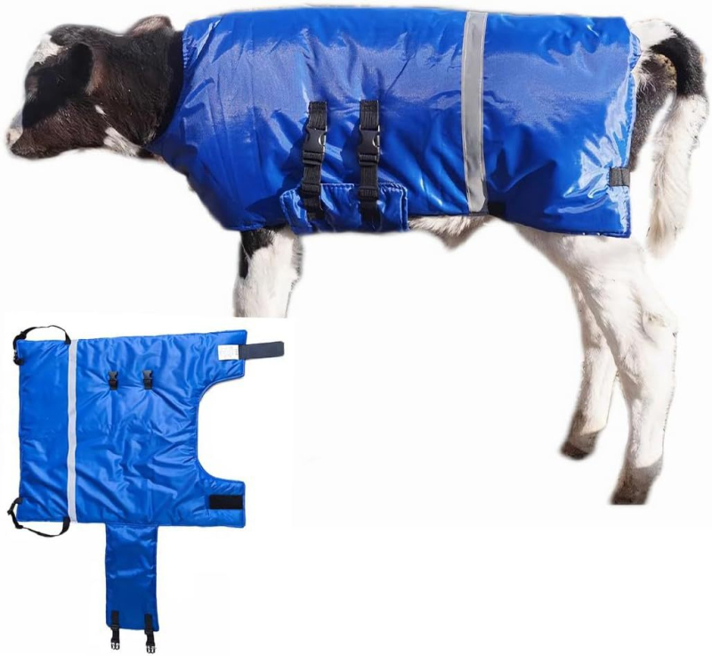 Χειμερινό αδιάβροχο παλτό για βοοειδή και μοσχάρια — πολυεστέρας, casual στυλ, ρούχο κατοικίδιων