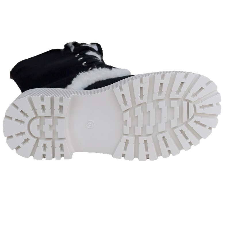 Női téli csizma PU felsőrésszel, gumitalppal, magas szár, kerek orr, velúr bélés, hétköznapi stílus