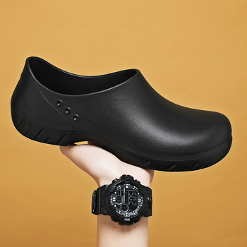 Uždaro piršto šlepetės - Slip-On (Viršutinė EVA, Padas EVA, Injekcinis liejimas, Vyrai)