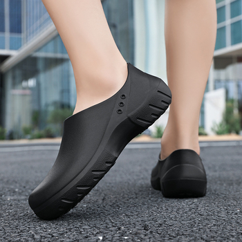 Uždaro piršto šlepetės - Slip-On (Viršutinė EVA, Padas EVA, Injekcinis liejimas, Vyrai)