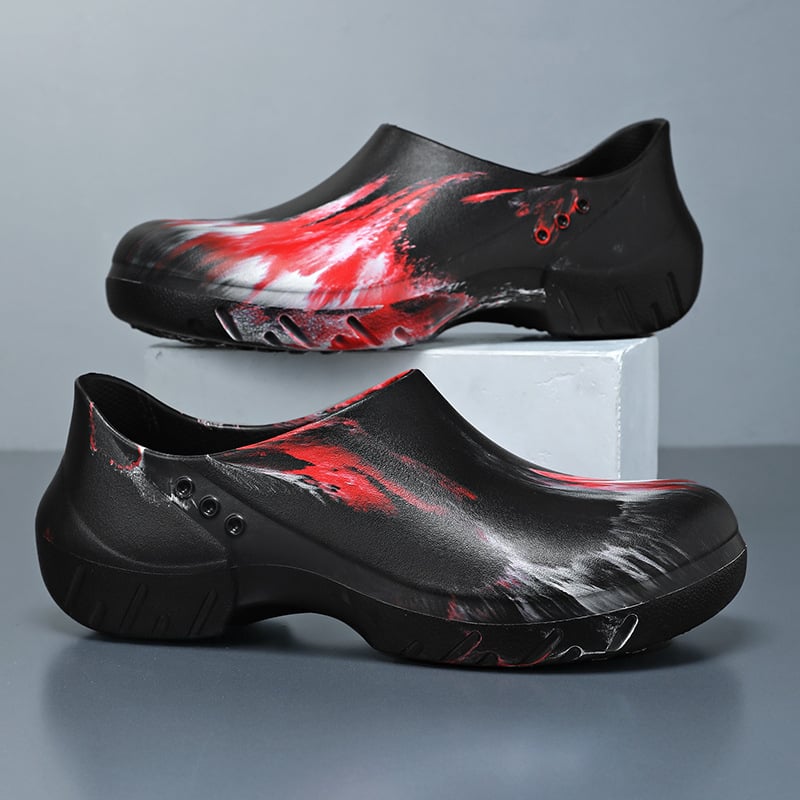 Uždaro piršto šlepetės - Slip-On (Viršutinė EVA, Padas EVA, Injekcinis liejimas, Vyrai)