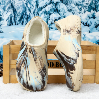 Αδιάβροτες βαμβακερές παντόφλες με φτέρνα – επένδυση φλίς, πάνω μέρος EVA, σόλα από πλεκτή κάνναβη