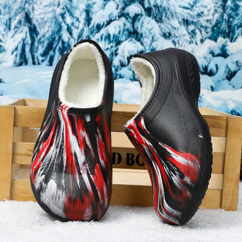 Αδιάβροτες βαμβακερές παντόφλες με φτέρνα – επένδυση φλίς, πάνω μέρος EVA, σόλα από πλεκτή κάνναβη